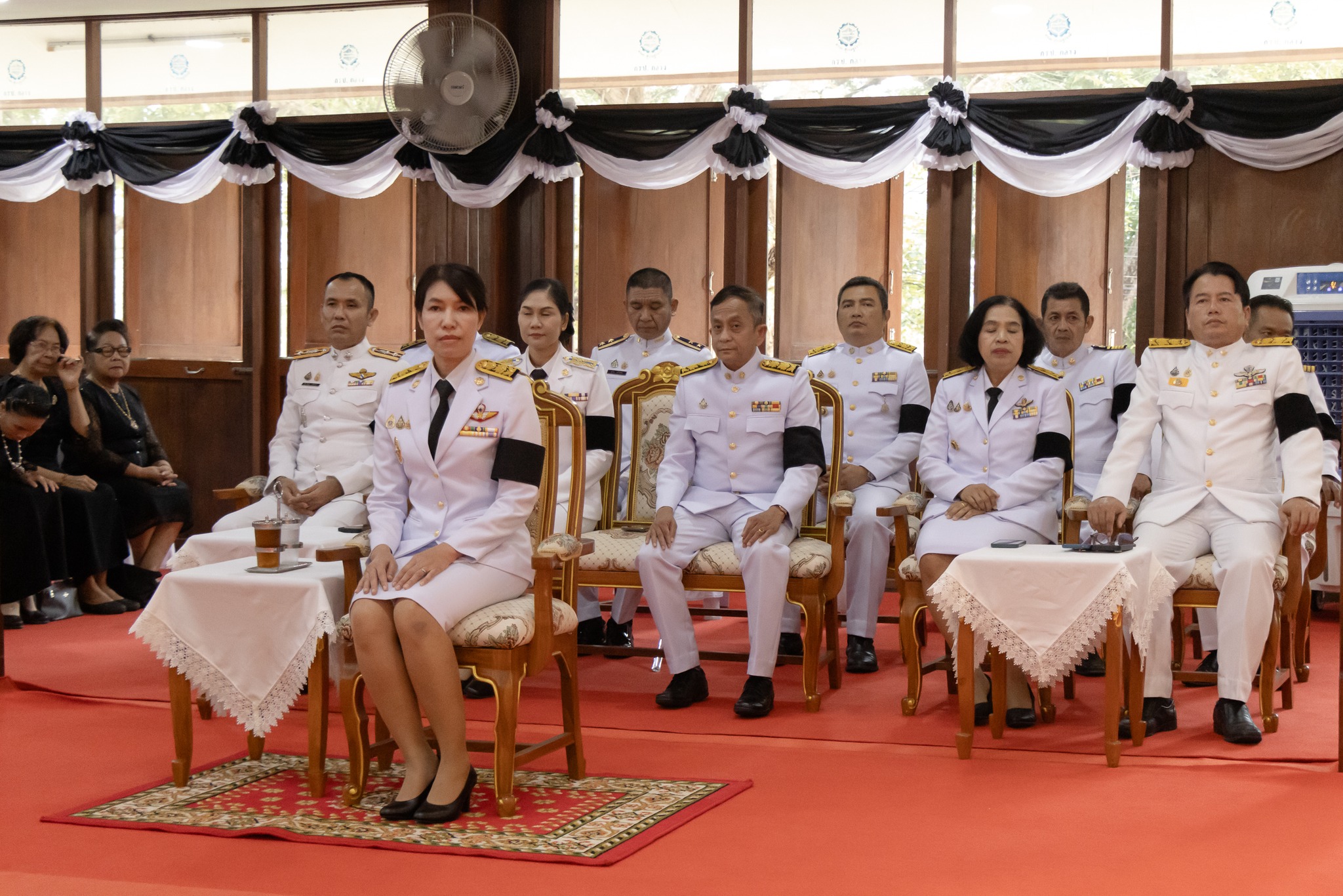 เทศบาลเมืองดอนสัก ร่วมพิธีบำเพ็ญกุศลปัญญาสมวาร ถวายเป็นพระราชกุศลแด่สมเด็จพระพันปีหลวง