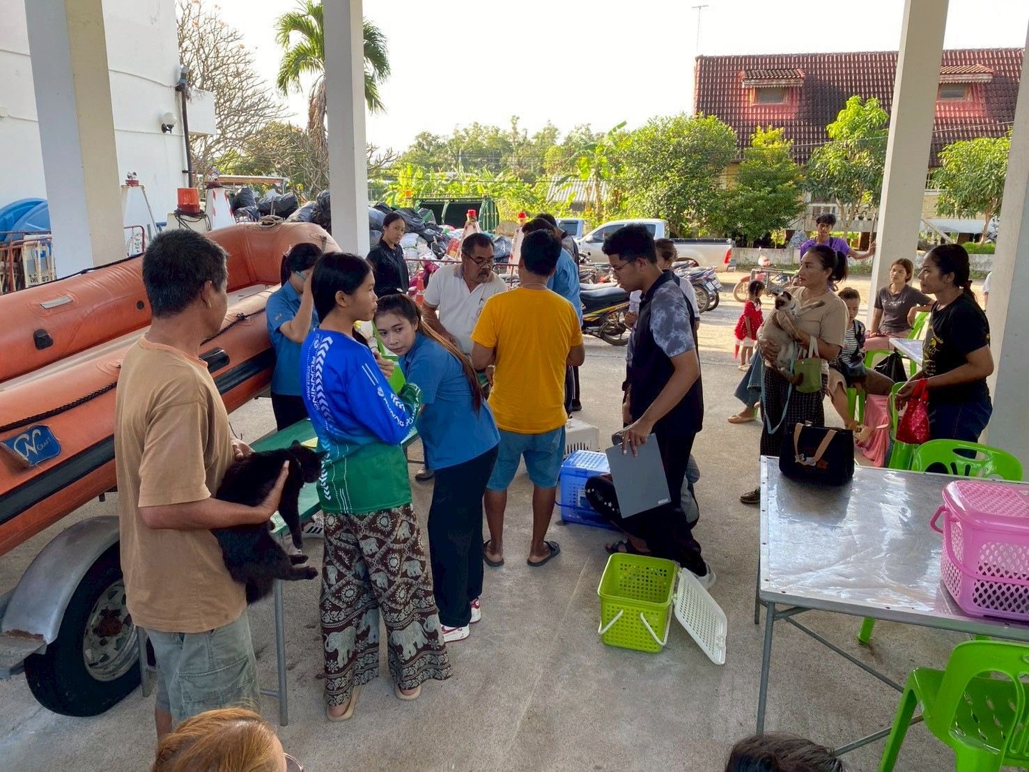 เทศบาลเมืองดอนสักร่วมปศุสัตว์สุราษฎร์ธานี ให้บริการทำหมันแมว–ฉีดวัคซีนพิษสุนัขบ้า สร้างชุมชนปลอดโรค
