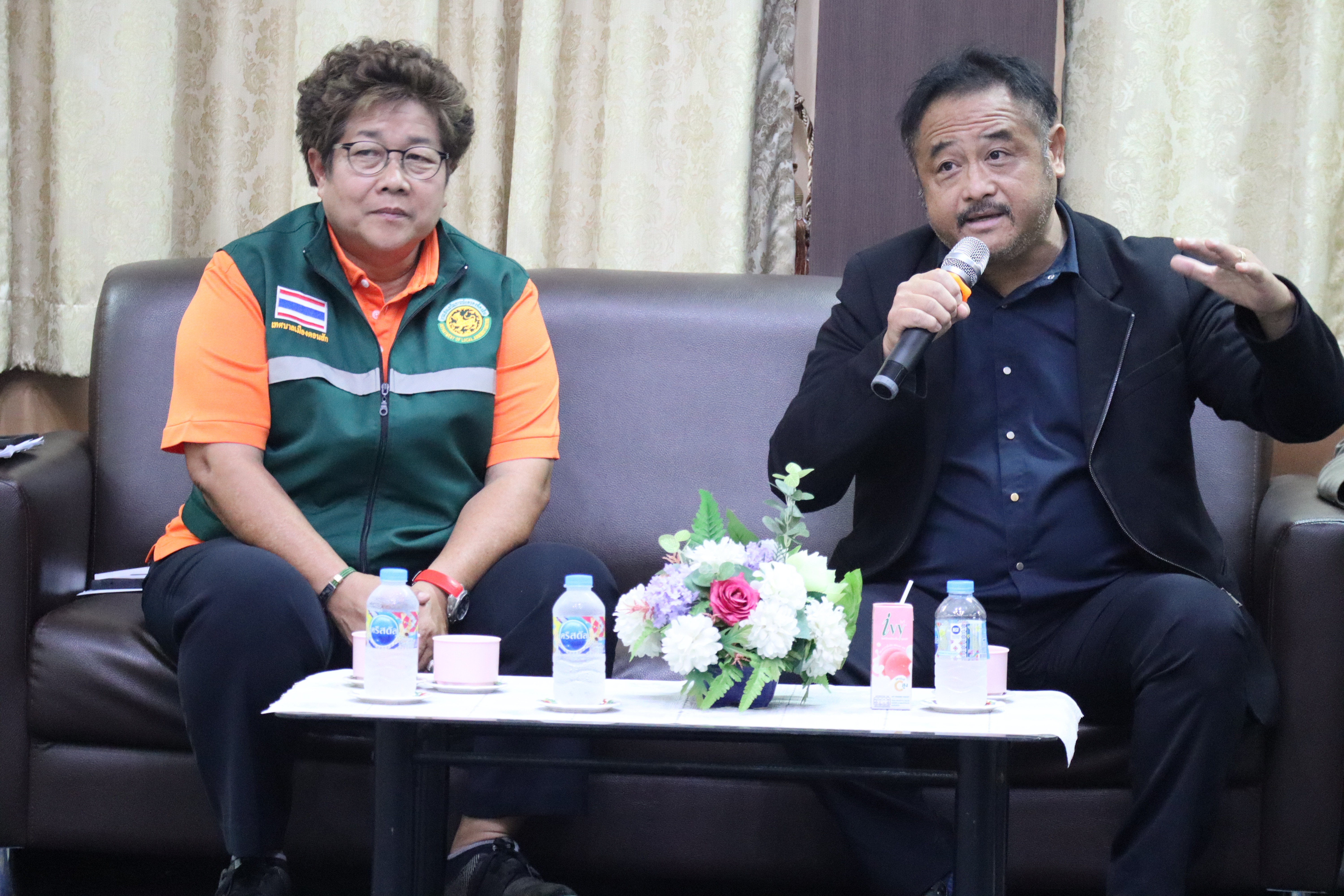 ต้อนรับคณะศึกษาดูงานจากเทศบาลเมืองจอมพล